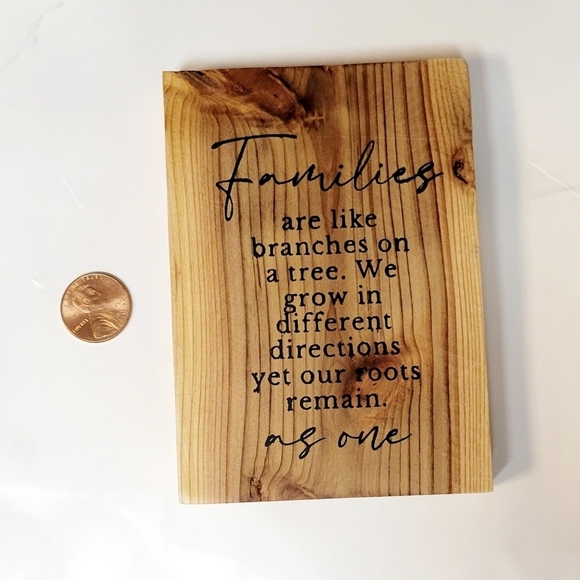 Rustic Inspirational Quote Farmhouse Table Decor - Picture 4 of 4